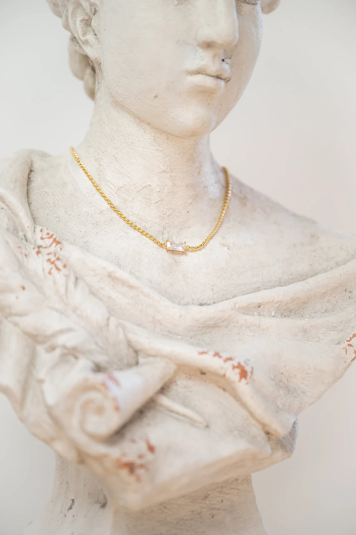 Clear Pendant Necklace